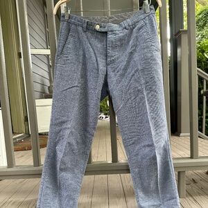 Massimo Dutti Mens Chambray Pants Size 31